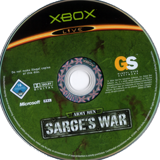 Army Men - Sarge's War (USA) Game Disc
